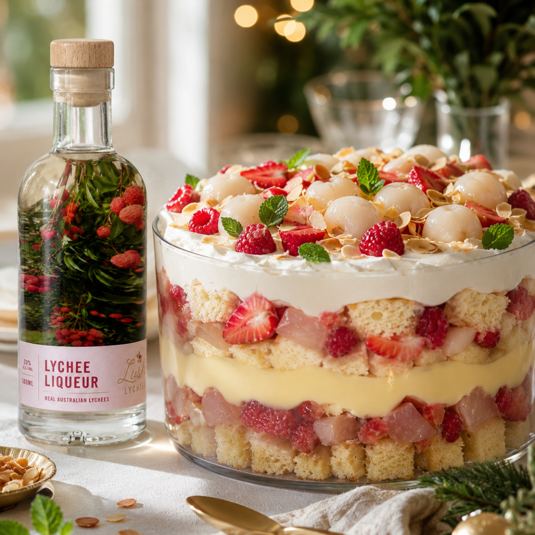 Christmas Lychee Trifle