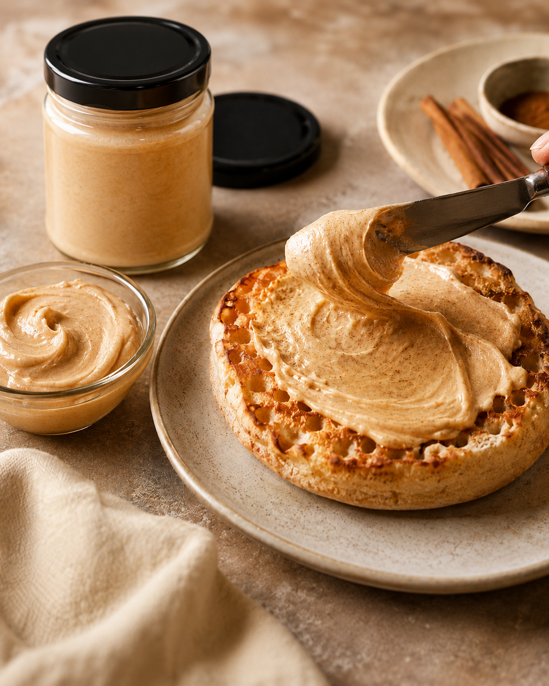 Pikelets with Creamed Honey