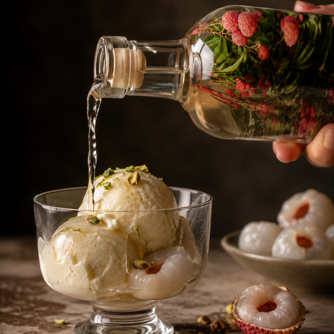Lychee Affogato