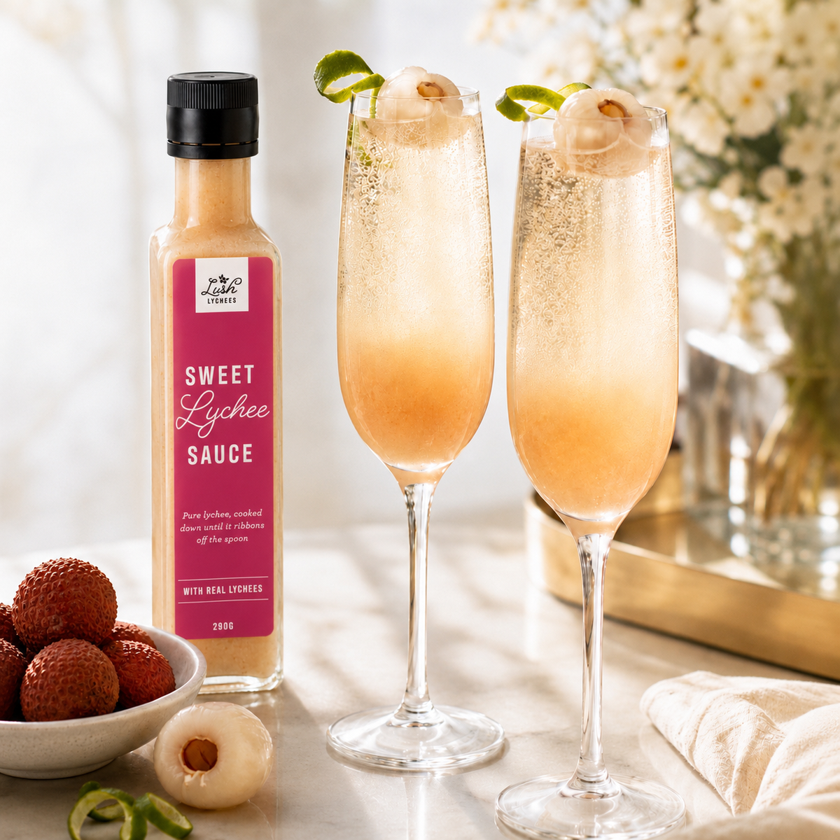 Lychee Bellini
