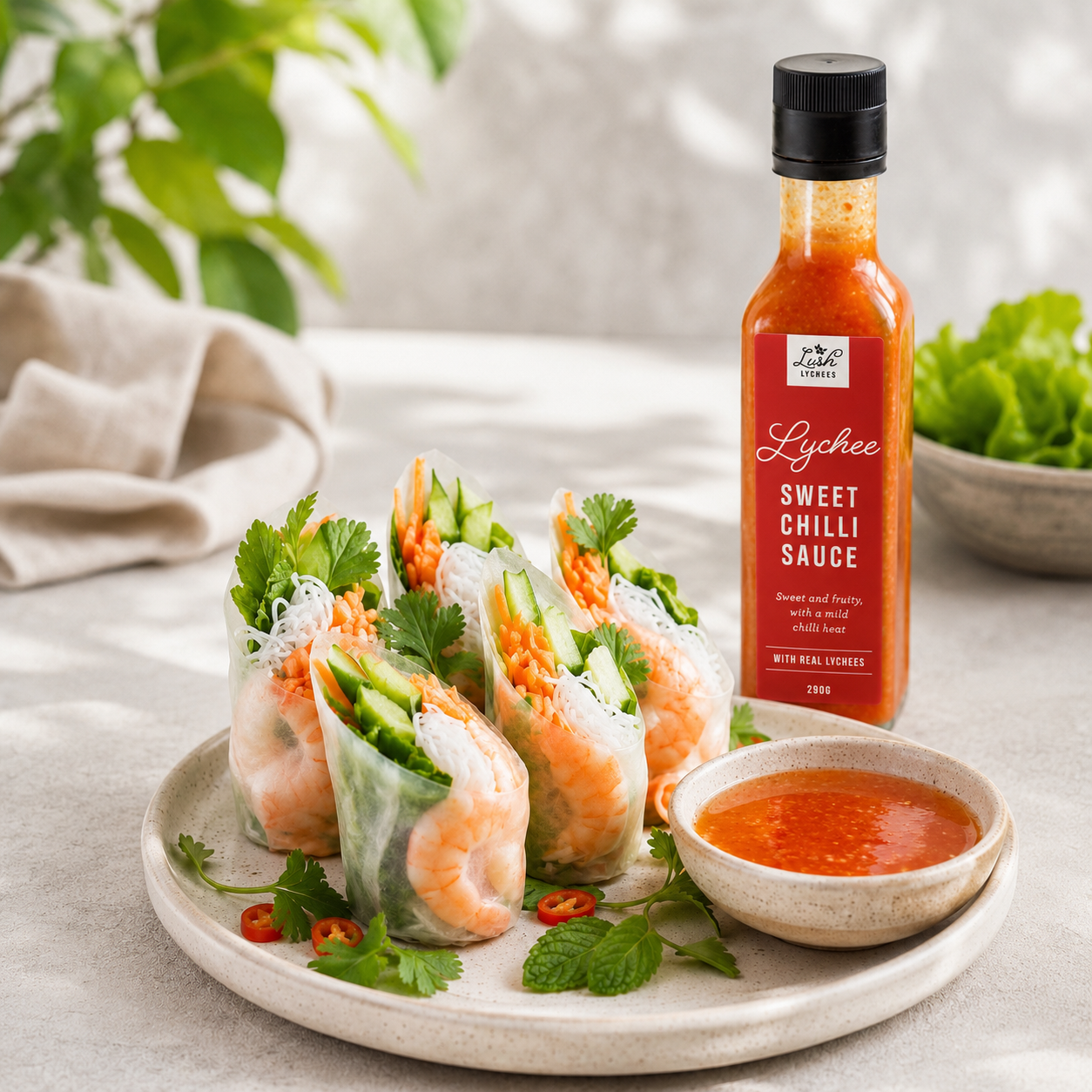 Prawn Rice Paper Rolls